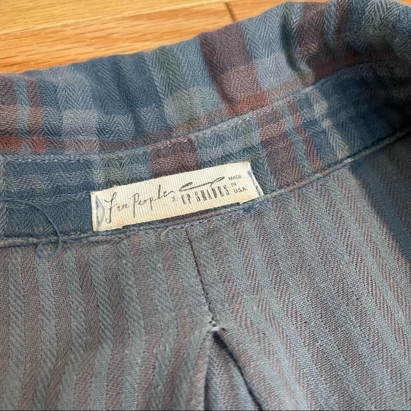 Free People Ruffle Button Up - Picture 3 of 3